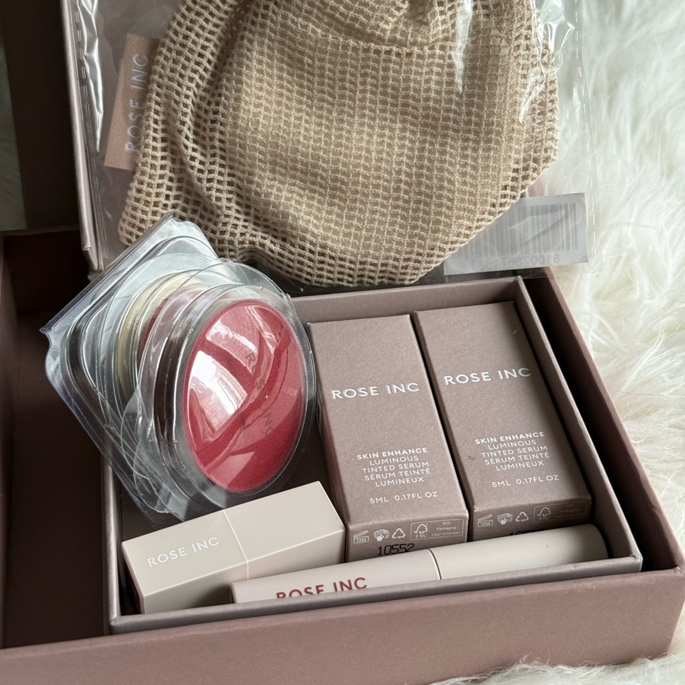 Rose Inc Makeup and Reusable Cotton Rounds